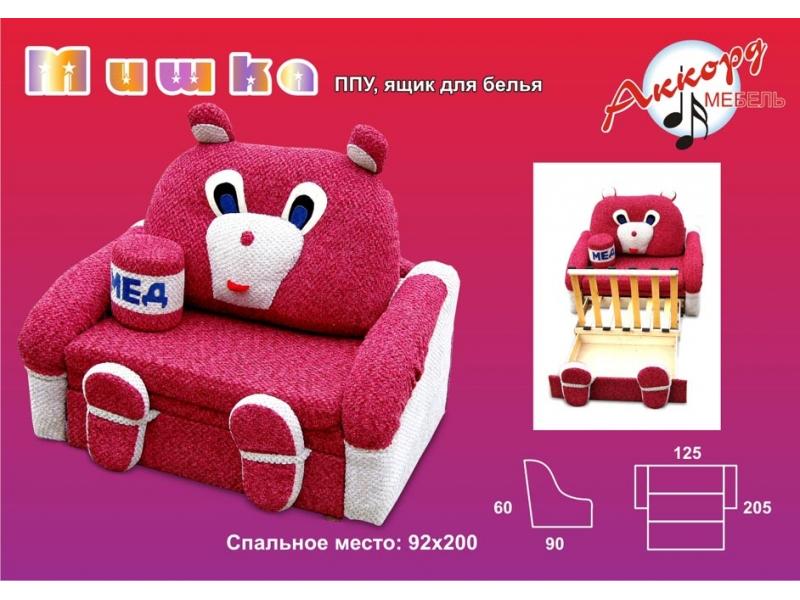диван детский мишка в Кургане