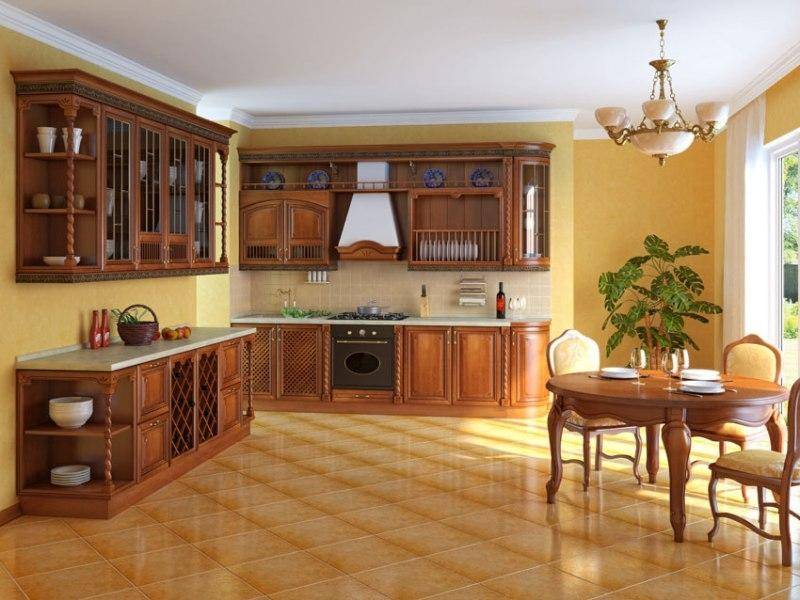 классическая угловая кухня в Кургане