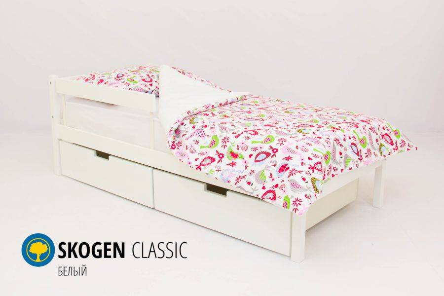 детская кровать skogen classic белый в Кургане
