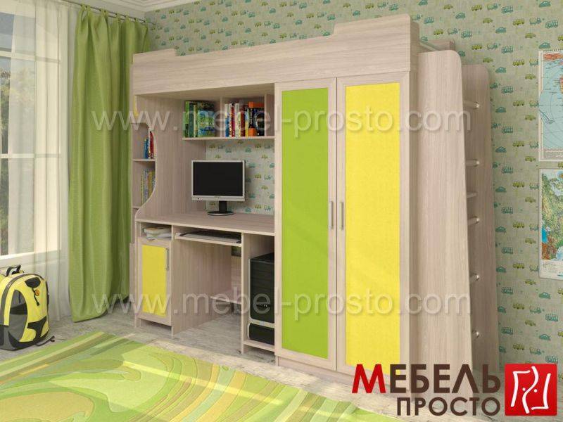детская кровать-чердак карлсон модульный в Кургане