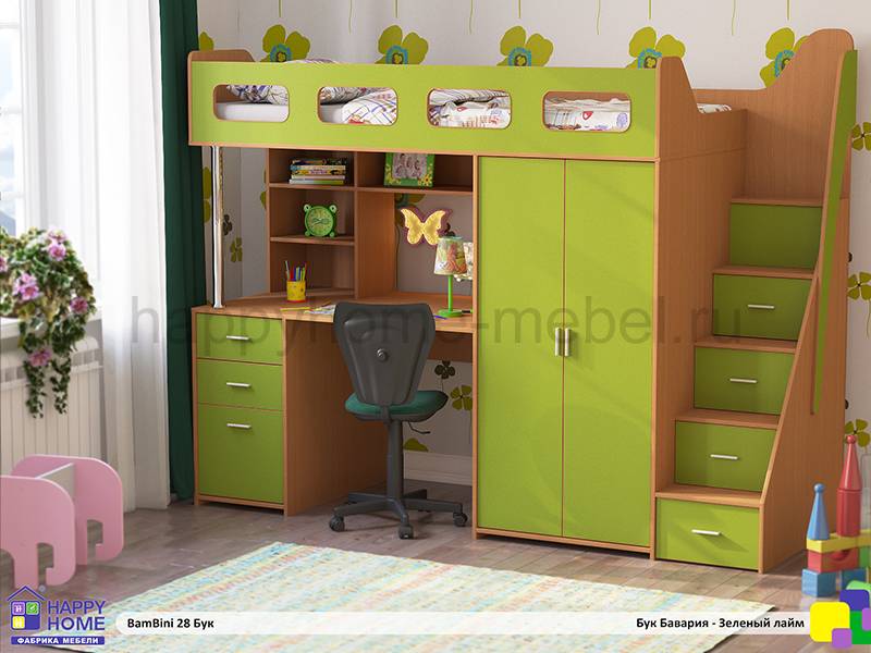 кровать-чердак bambini 28 в Кургане