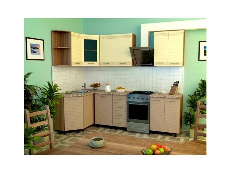 угловая модульная кухня гармония в Кургане