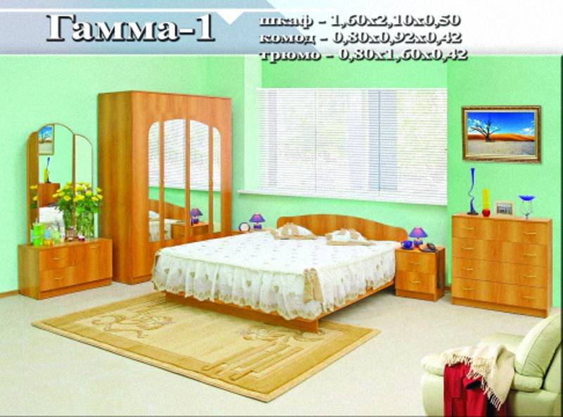 спальный гарнитур «гамма 1» в Кургане