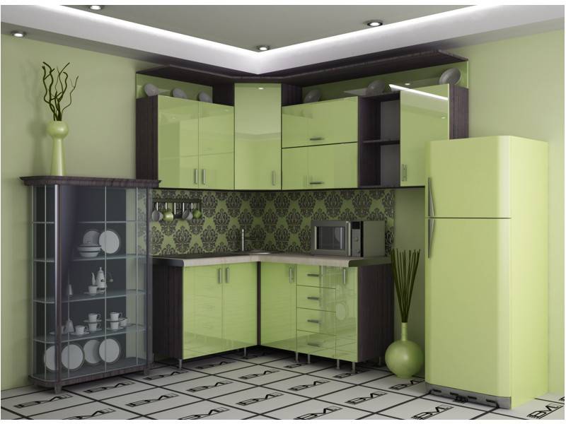 кухня угловая энн пластик в Кургане