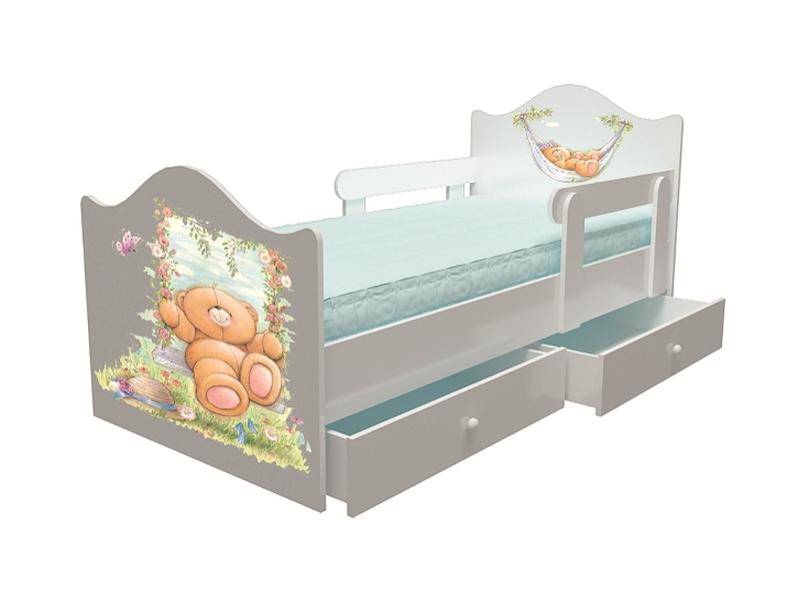 детская кровать сказка мишки беж в Кургане