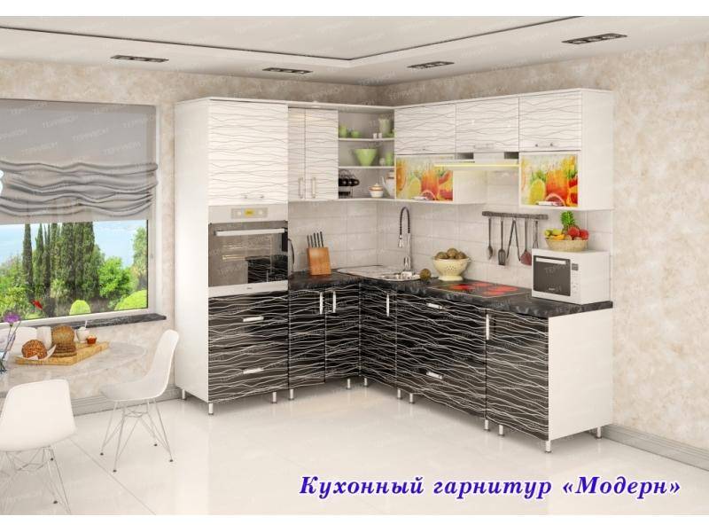 кухонный гарнитур угловой модерн в Кургане