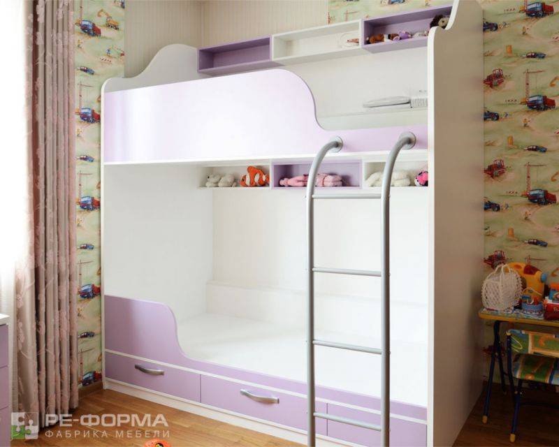 детская мебель 005 двухъярусная кровать в Кургане