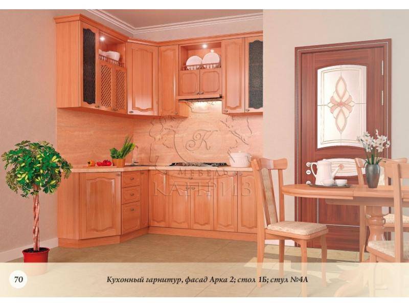кухня с фасадами арка в Кургане