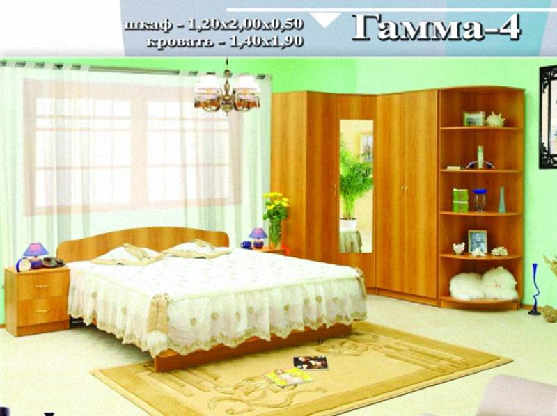 спальный гарнитур «гамма 4» в Кургане