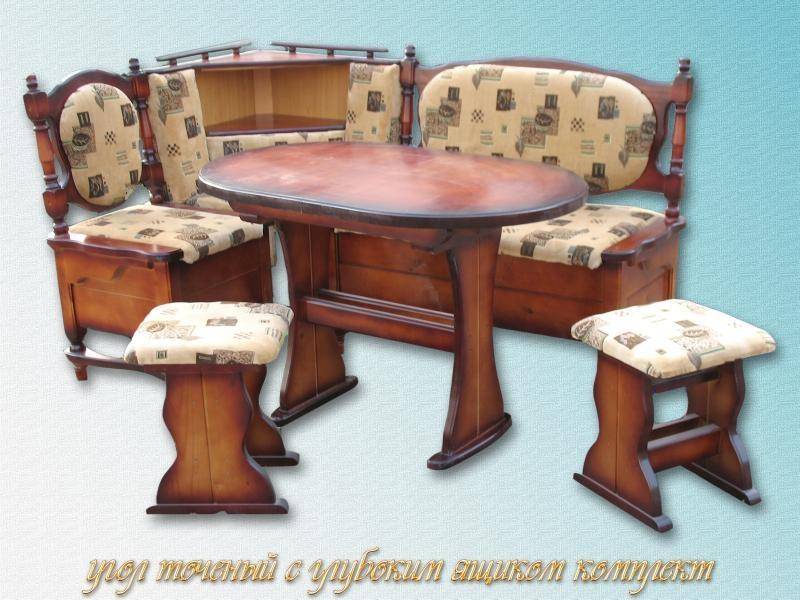 кухонный уголок точеный глубокий ящик в Кургане