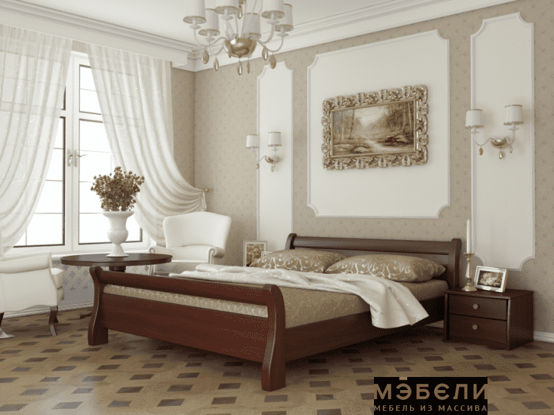 кровать диана из массива дерева в Кургане