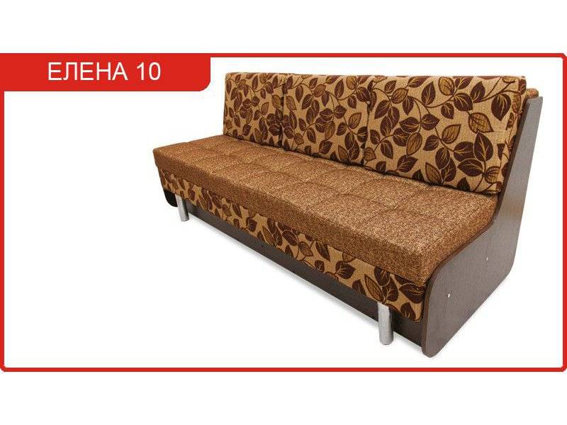 кухонный прямой диван елена 10 в Кургане