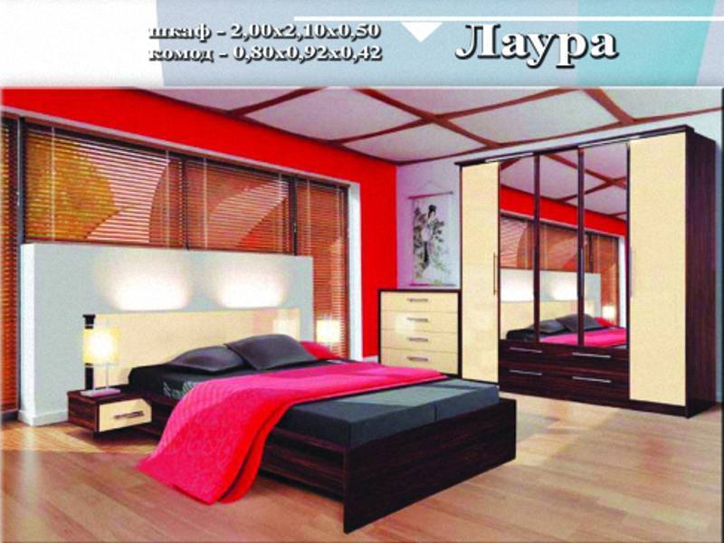 спальный гарнитур «лаура» в Кургане