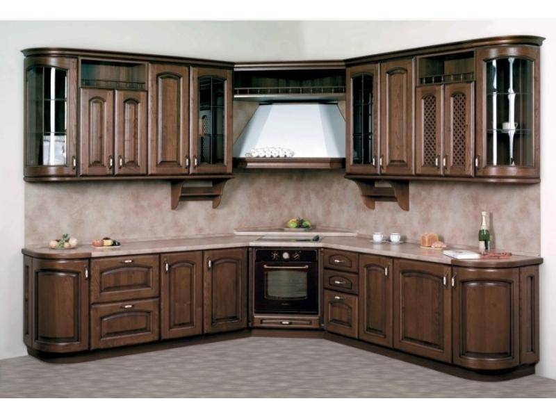 кухни из фасада массив дерева в Кургане