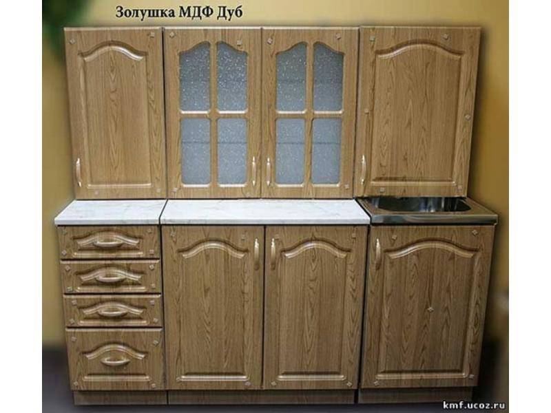 кухня золушка мдф дуб в Кургане