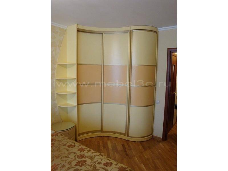 радиусный шкаф-купе 1400х1800 в Кургане