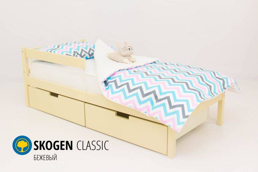 детская кровать skogen classic бежевый в Кургане