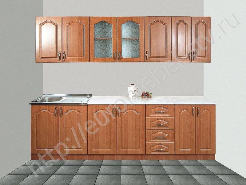 кухонный гарнитур прямой классика в Кургане