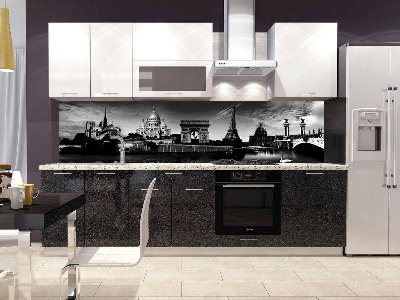прямая кухня классика в модерне 006 в Кургане