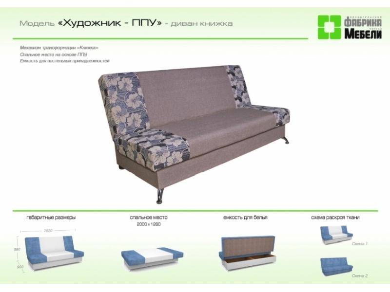 прямой диван художник ппу в Кургане
