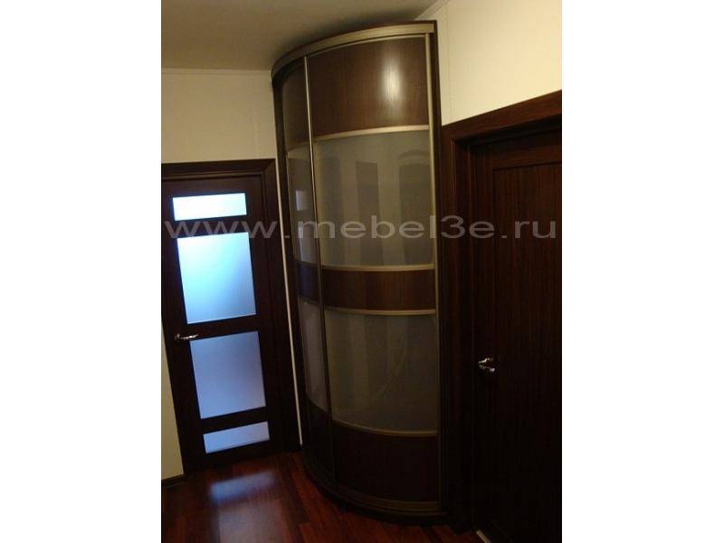 радиусный шкаф-купе 900х900 в Кургане