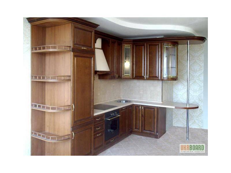 кухня из массива дерева в Кургане