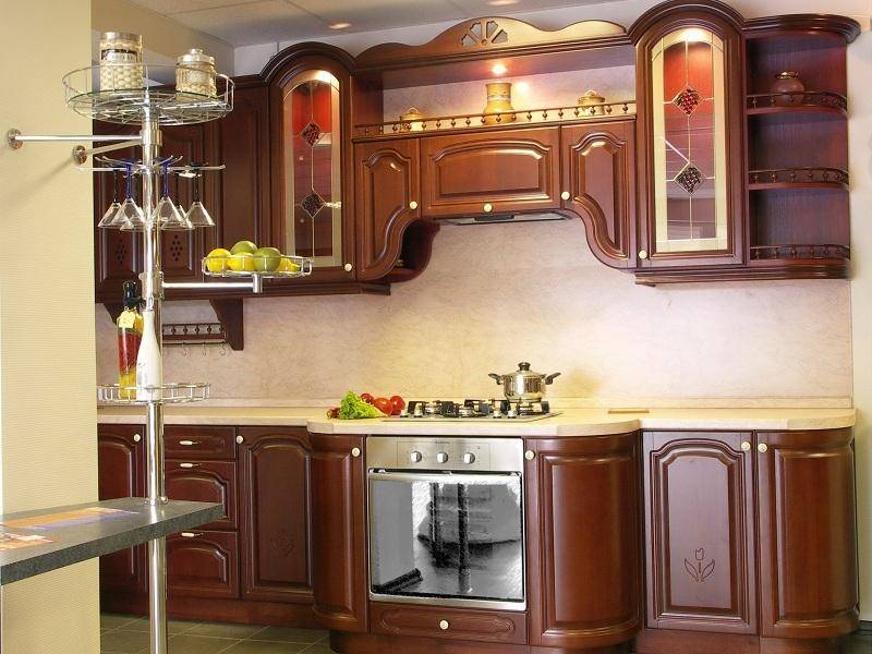 кухонный гарнитур бук цвет вишня в Кургане