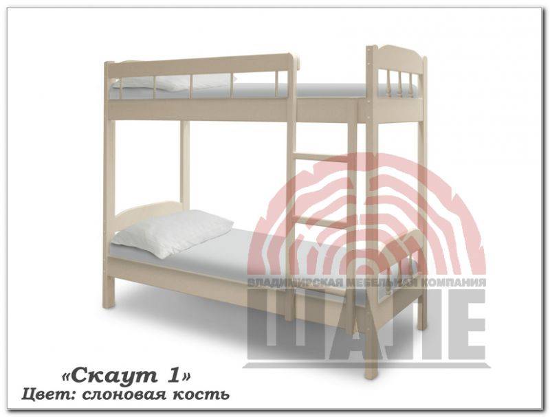 детская двухъярусная кровать скаут 1 в Кургане