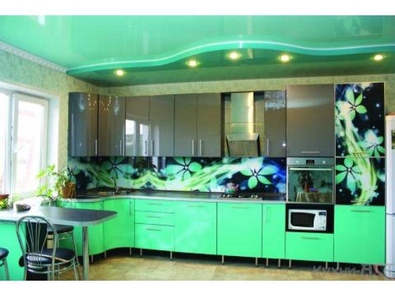 кухонный гарнитур угловой цветочный бриз в Кургане