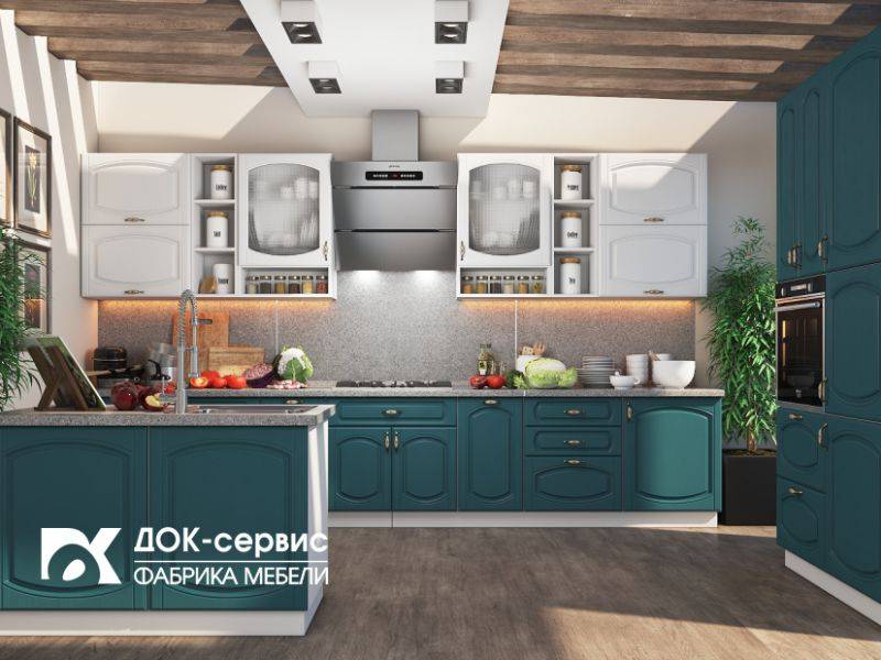 угловая кухня мдф в Кургане
