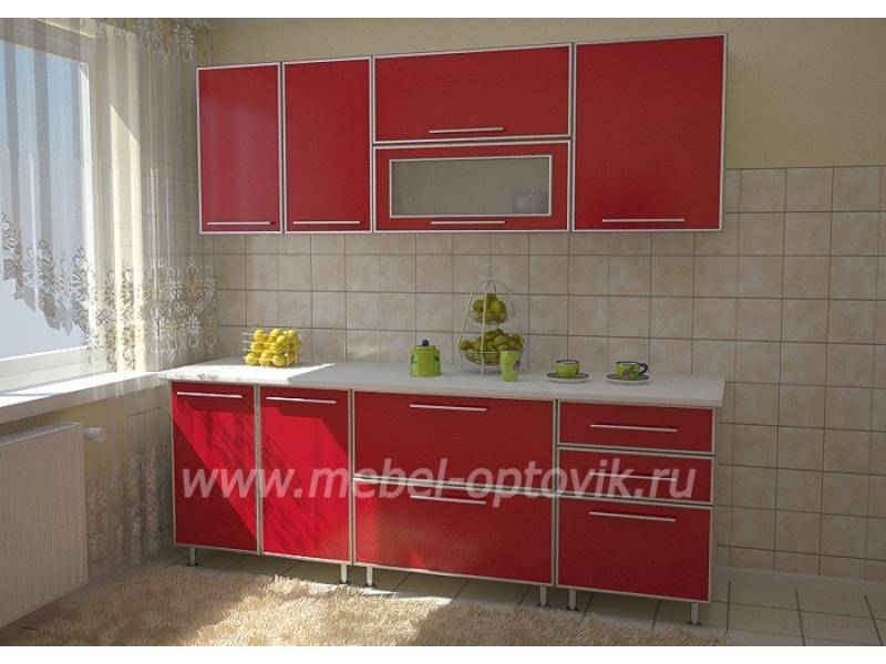 кухонный гарнитур прямой техно в Кургане