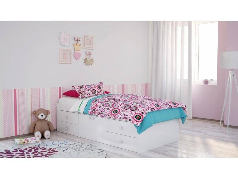 кровать белая polini simple в Кургане