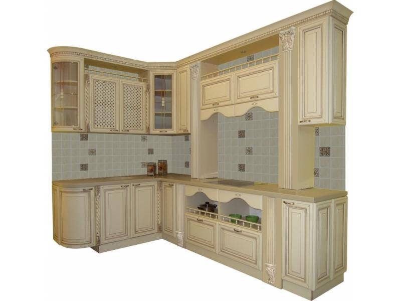 кухня угловая массив ольхи в Кургане