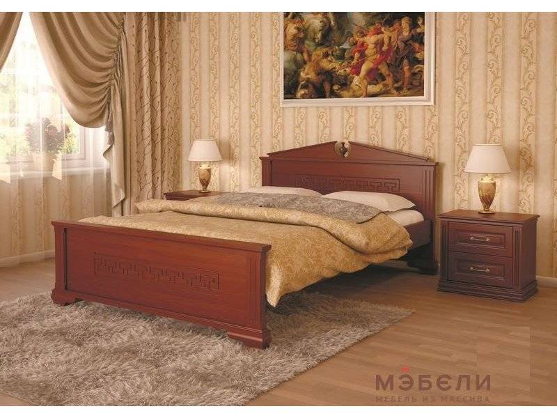 кровать афина с высоким сплошным изголовьем в Кургане