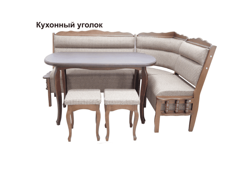 светлый кухонный уголок в Кургане
