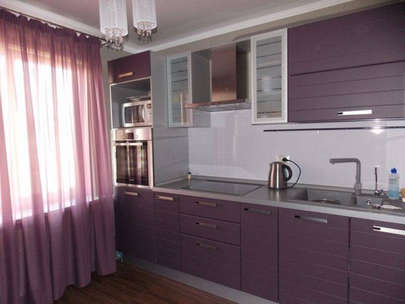 фиолетовая кухня в Кургане