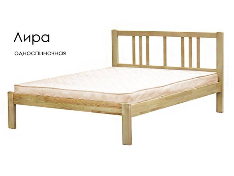 кровать лира из массива сосны в Кургане