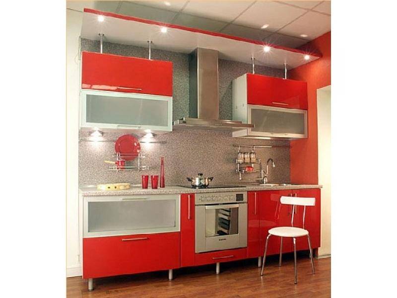 кухонный гарнитур прямой пластик в Кургане