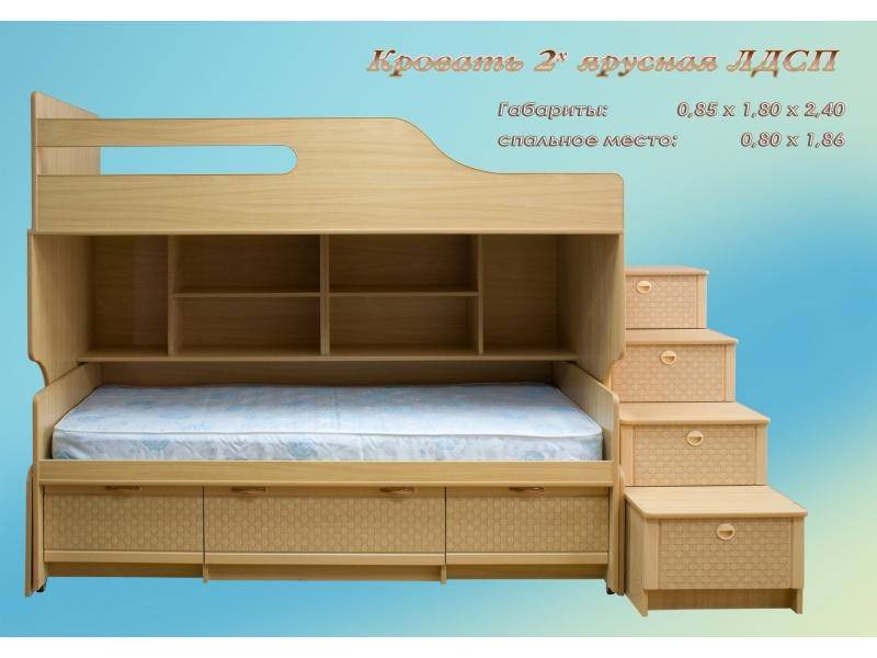 кровать 2-х ярусная в Кургане