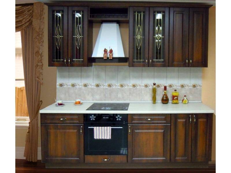 коричневая кухня кантри в Кургане