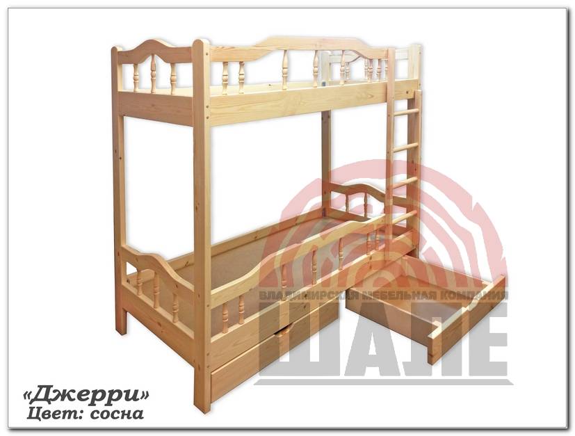 детская двухъярусная кровать джерри в Кургане