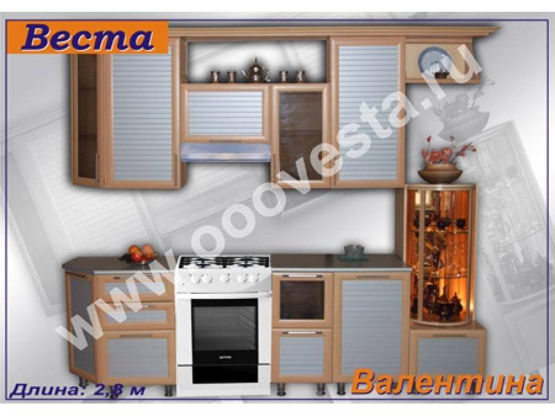 кухонный гарнитур прямой валентина в Кургане