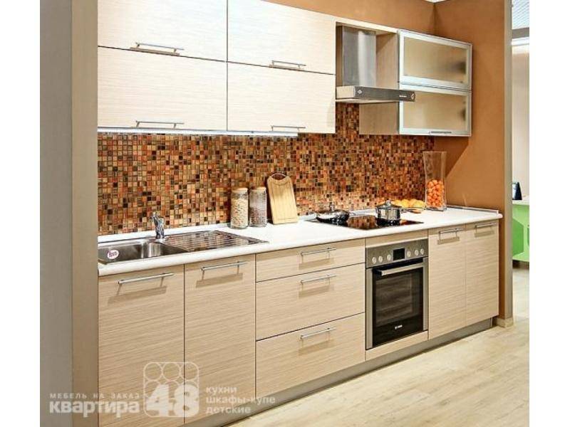 кухонный гарнитур прямой вельвет 4 в Кургане