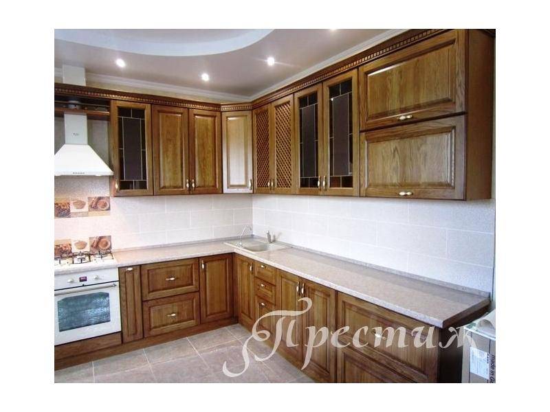 кухня из массива дерева классика в Кургане
