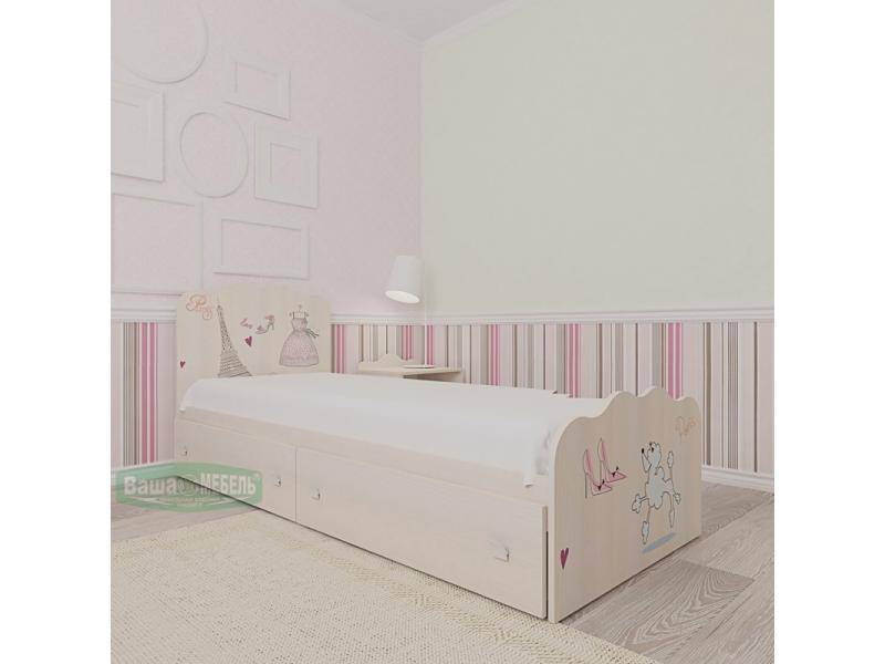 кровать детская односпальная bed paris в Кургане