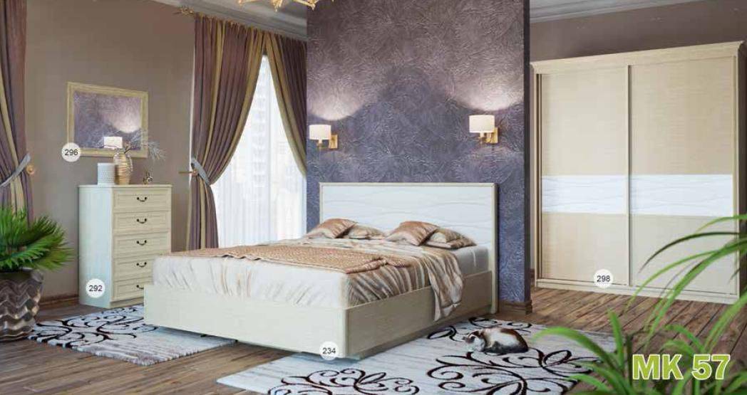 кровать 234 спальня мк 57 в Кургане