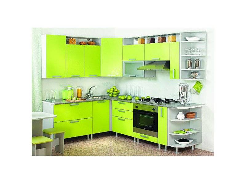 угловая яркая кухня 19 в Кургане