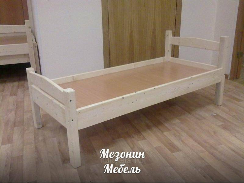 кровать детская из массива мезонин эко в Кургане