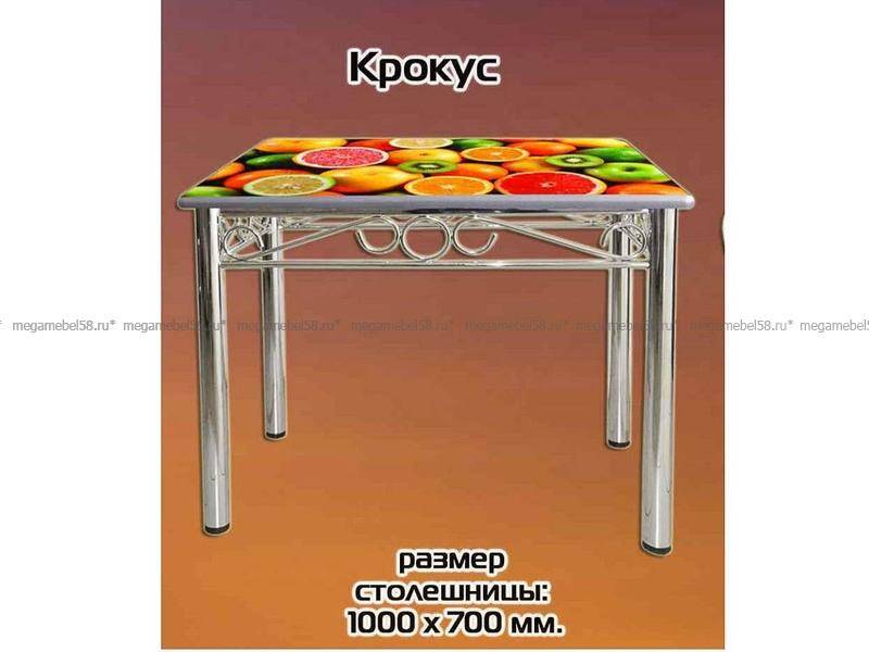 стол с фотопечатью крокус в Кургане
