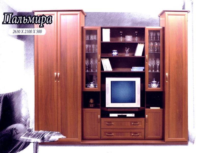 гостиная стенка пальмира 2+1 в Кургане